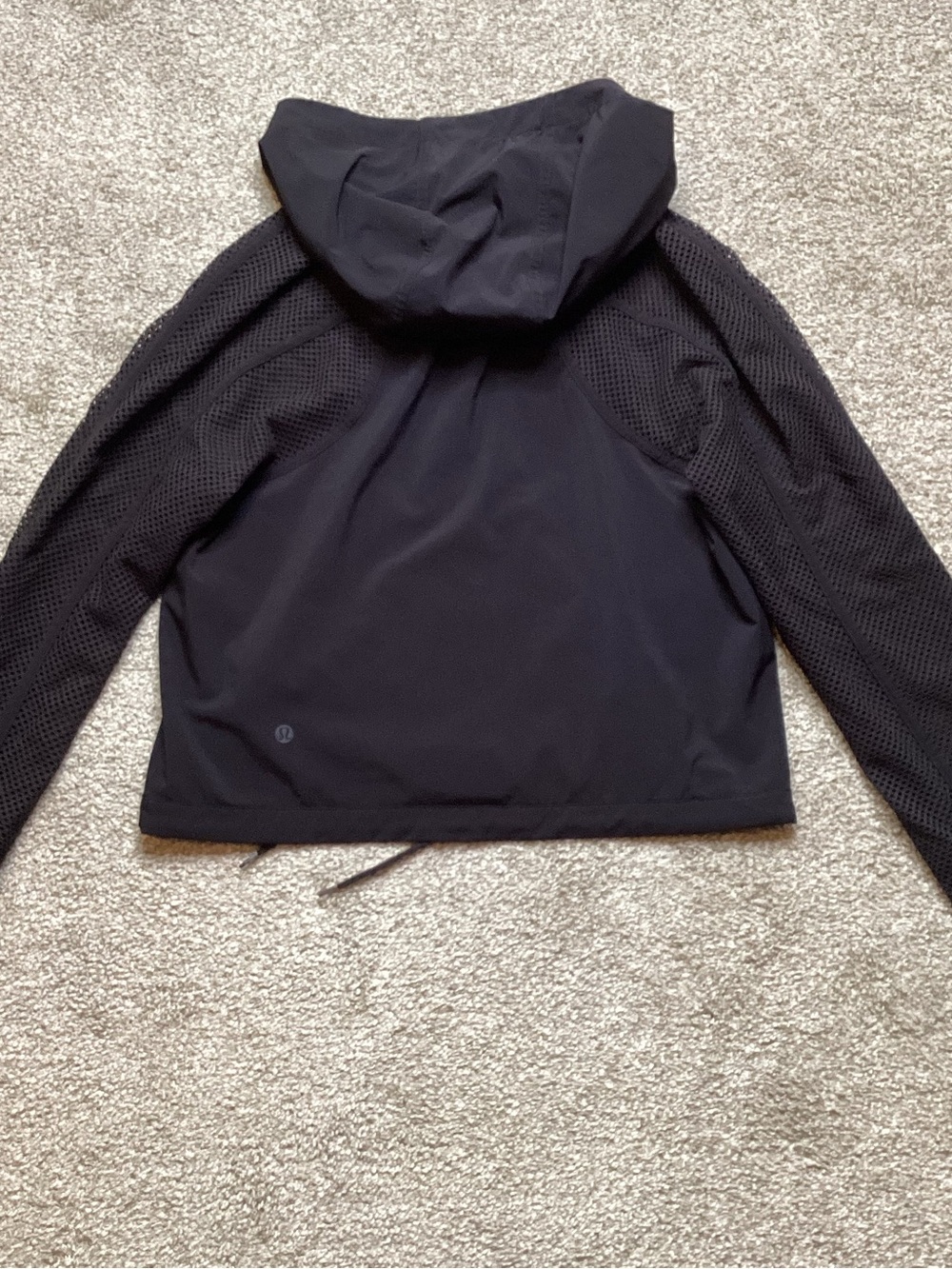Lululemon Catch a Breeze Pullover Black Mesh 4 Small Shirt Top Hoodie - Picture 9 of 9